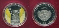 Palau 5 Dollars Silbermünze teilcoloriert 2009 7 Wonders of the World - The Statue of Zeus proof in capsule, no certificate