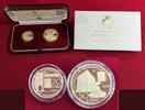 San Marino 20 und 50 Euro Gold Architektonische Elemente San Marinos - Serravalle -
