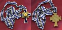 Drittes Reich Orden Auszeichnung 1938 Mutterkreuz imit langem Band Vergoldet AU with Box