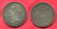 Niederlande Holland Netherlands 2 1/2 Gulden 1847 Willem Wilhelm II. Low EF Toned