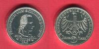 Bundesrepublik Deutschland, Germany FRG 5 DM Silber Gedenkmünze 1955 F 150. Todestag von Friedrich von Schiller vz, min.berieben