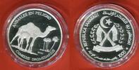 Westsahara 1000 Pesetas Silbermünze Dromedar - Gefährdete Tierwelt - Endangered Wildlife -