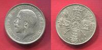 Englang Großbritannien Great Britain Florin 2 Shillings George V 1st issue -