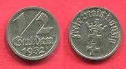 Danzig 1/2 Gulden Stadtwappen -