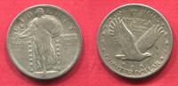 USA Quarter 1917 Standing Liberty vf