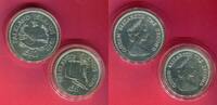Falkland-Inseln 5 + 10 Pfund 1979 Whale and Duck - Endangered Wildlife Lot see picture