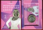 5 Euro Cu/Ni Gedenkmünze 2023 Raffaella Carra - Italienische Künstlerin unc in capsule, box & carton; no coa