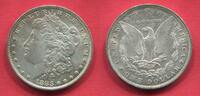 The United States of America USA 1 Dollar 1883 O Morgan Dollar New Orleans Unc. Mintstate min edgenicks