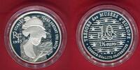 Frankreich 10 Francs Silbermünze Utamaro - Schätze europäischer Museen „Frau mit Fruchtschachtel“ -