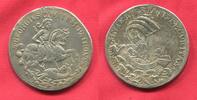 Ungarn Kremnitz St. Georg Taler Medaolle ohne Jahr Georgstaler VF mount removed