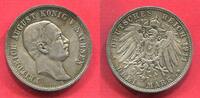 Sachsen Deutsches Reich 3 Mark Silber Friedrich August - König von Sachsen -