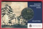 Malta 2 Euro Gedenkmünze Tempel von Ggantija - Kulturelles Erbe -
