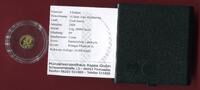Cook-Inseln 5 Dollars Gold 2009 10 Jahre Euro-Einführung proof in capsule, certificate & box