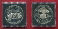 USA 1 Dollar Silbergedenkmünze 50 Jahre USO (United Service Organization) -