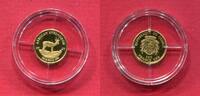 Kongo 100 Francs CFA Gold Smallest Gold Coins - African Springbok -