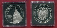 USA 1 Dollar Silbergedenkmünze 1994 200 Jahre Kapitol proof in capsule with certificate