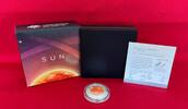 Australien 5 Dollars Silbermünze The Earth & Beyond - The Sun (1 oz, m. Farbauflage) -