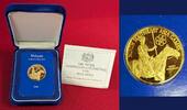 Malaysia 200 Ringgit Goldmünze - Gold 9th Southeast Asia Games - Südostasiatische Spiele mit Bajau Reiter -