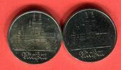 Eastern Germany DDR GDR 2 x 5 Mark Gedenkmünzen Meißen - Meissen - Jahrgang Key Date - 2 Jahrgänge -