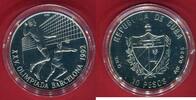 Kuba 10 Pesos Olympiade in Barcelona 1992 - Volleyball -