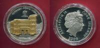 Cook-Inseln 10 Dollars Silbermünze Porta Negra Trier Skulpturmünze (1 oz, m. 24-Karat-Teilvergoldung) -