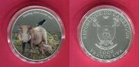 Republik Kamerun 1000 Francs CFA / 1 oz Warthog - Warzenschwein - RAR kleine Auflage -