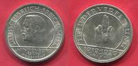 Deutschland Weimarer Republik Germany 5 Mark Gedenkmünze Commemorative coin 10 Jahre Weimarer Verfassung Schwurhand Hindenburg Constitution -
