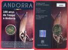 Andorra 2 Euro Gedenkmünze 100 Jahre Skisport in Andorra -