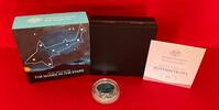 Australien 1 Dollar Silbermünze Star Dreaming - The Shark in the Stars (1/2 oz, m. Farbauflage) -