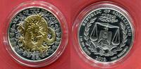 Somaliland 1.000 Shillings Silbermünze mit Goldapplikation Jahr des Drachen - Year of the Dragon - Lunar -