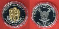 Kamerun 1000 Francs CFA Silbermünze Cross River Gorilla (1 oz) - Le Monde Animal En Peril -