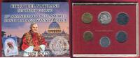 Vatikan Kursmünzensatz 10 - 500 Lire 10.Todestag Johannes Paul II. - in privater Umverpackung -