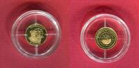 Liberia 25 Dollars Minigoldmünze Nostradamus -