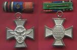 Kreuz Abzeichen Orden Versilbert 1933-1945 Germany, Third Reich Deutschland Polizei Dienstauszeichnung in Silber (18 Jahre) - Für Treue Dienste l...
