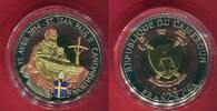 Kamerun 100 Francs CFA Cu/Ni Farbmünze Canonization of Johannes Paul II. -