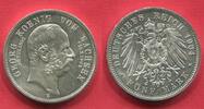 Deutschland Germany Kaiserreich Sachsen 5 Mark Tod Death King Georg -