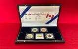 Kanada Canada 4 x 5 Dollars Silber Unzen Maple Leaf - Four Seasons - Famous Jewels of the World (4 * 1 oz) -