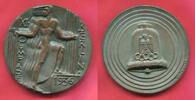 Deutschland 1933 - 1945 Olympiade Medaille Bronze Guß Olympische Spiele 1936 Berlin Olympics O. Platzek -