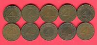 Weimarer Republik 10 x 4 Reichspfennig Brüning Taler Lot -