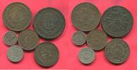 6 Münze 1 2 4 40 Centavos 1857 FF Uruguay Kupfer Cu Ni sehr schön - ss+ Lot