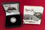Australien 1 Dollar Silbermünze mit Farbapplikation Australian Saltwater Crocodiles - Agro Jr. - Salzwasserkrokodil - 1 Unze Silber -