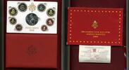 Kursmünzensatz mit Medaille PP 2008 Vatikan Pontifikat Papst Benedict XVI. - Benedikt XVI. Polierte Platte mit Box, Zert. & Umkarton