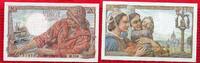 Frankreich France Banknote 10 Francs Banque de France Banque de France 20 Francs 5. 7. 1945 type Pêcheur, Fischer -