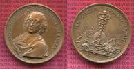 Frankreich / Österreich Bronzemedaille Frankreich Kardinal Fleury auf den Waffenstillstand von Wien 1736 AU toned