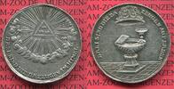 Taufe oder Firmung Silbermedaille Drei sind die da Zeugen im Himel Taufbecken Drei sind die da Zeugen auf Erden -