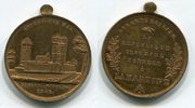 Frankreich Medaille 1848 Attentat 15. Mai Donjon de Vincenne au br.