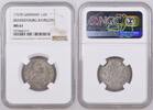 Brandenburg Bayreuth 1/6 Taler Friedrich III. 1735 - 1763. Toned Patina -