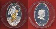 Cook Islands 5 Dollar 2009 Gedenktag Christophorus 24.07 PP,Kapsel, Zertifikat,siehe Bild