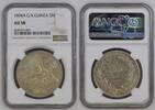 Deutsch Neuguinea New Guinea 5 Mark USA NGC Grading Paradiesvogel Paradise Bird Neu-Guinea Compagnie -