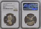 Deutschland Germany Kaiserreich 1. Weltkrieg Silvermedal Silbermedaille (1916) Tod von Max Immelmann Death Adler Eagle of Lille NGC MS 60
